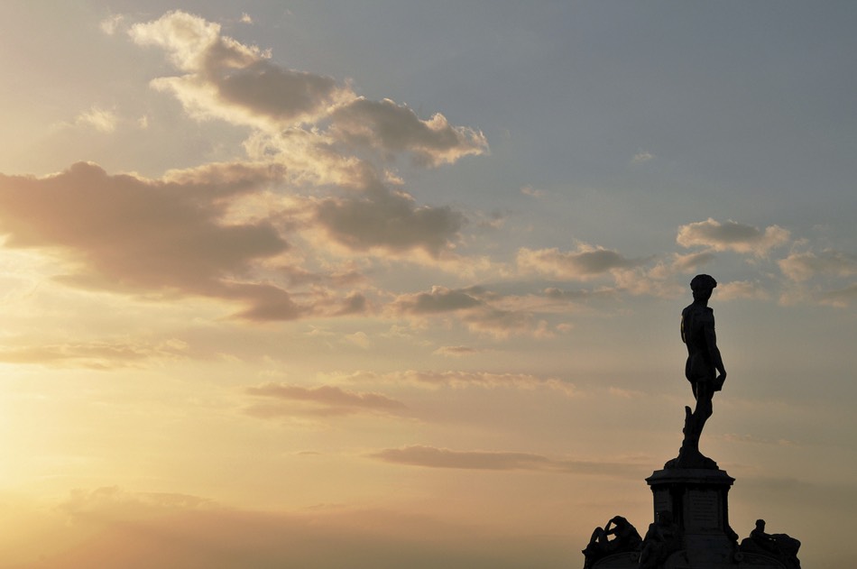 Sunset at Piazzale MIchelangelo by Alessandro Giannini