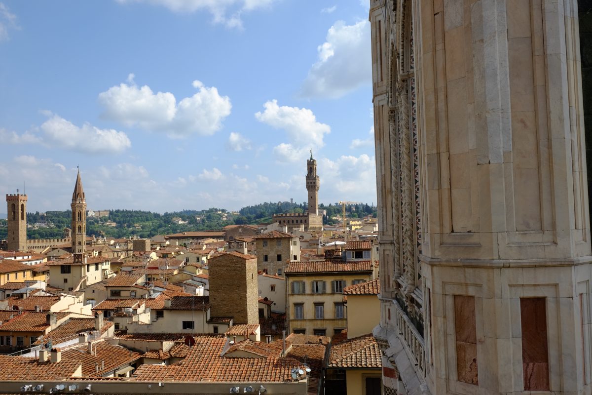 Vista panoramica dalle terrazze del Duomo